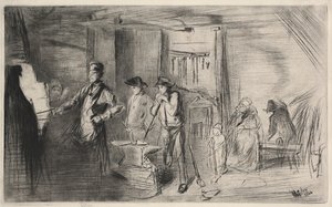 La fucina, 1862 da James Abbott McNeill Whistler