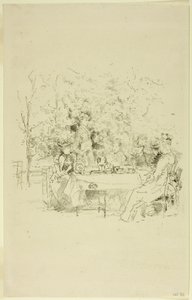 Il giardino, 1891 da James Abbott McNeill Whistler