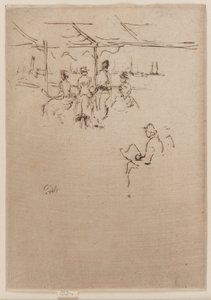 Il molo, mucche da James Abbott McNeill Whistler