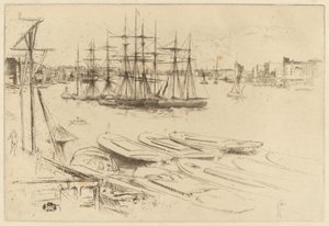 La grande piscina, c. 1879 da James Abbott McNeill Whistler