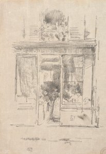 La lavandaia - La Blanchisseuse de la Place Dauphine da James Abbott McNeill Whistler