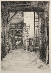 Il calcinatore, 1859 da James Abbott McNeill Whistler