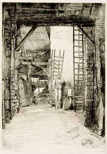 Il bruciatore di calce, 1859 da James Abbott McNeill Whistler