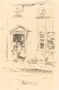 La piccola porta, Lyme Regis, 1895 da James Abbott McNeill Whistler