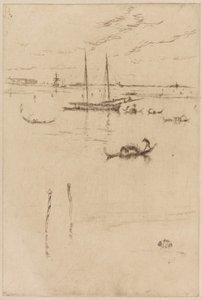 La piccola laguna, 1879-1880 da James Abbott McNeill Whistler