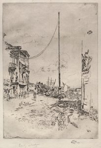 Il piccolo albero maestro, 1880 da James Abbott McNeill Whistler