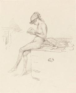 La Piccola Modella Nuda, Lettura, 1889-1890 da James Abbott McNeill Whistler