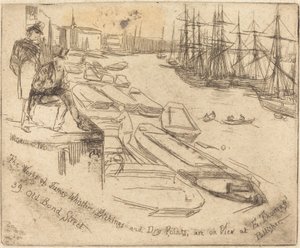 La Piccola Pozza, 1861 da James Abbott McNeill Whistler