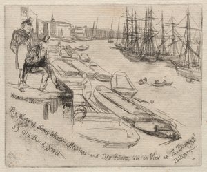 La piccola piscina, 1861 da James Abbott McNeill Whistler