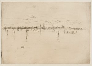 La Piccola Venezia, 1879-1880 da James Abbott McNeill Whistler