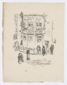 La finestra del direttore, Teatro Gaiety da James Abbott McNeill Whistler