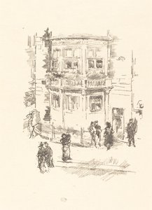 La finestra del manager, Gaiety Theatre da James Abbott McNeill Whistler