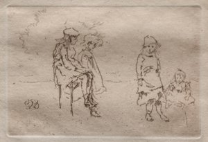 I bambini Menpes da James Abbott McNeill Whistler