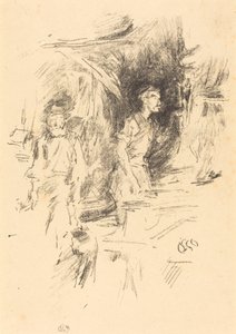 La storia del vecchio fabbro, 1895 da James Abbott McNeill Whistler