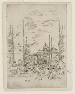 La Piazzetta da James Abbott McNeill Whistler