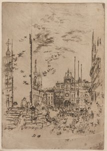 La Piazzetta da James Abbott McNeill Whistler