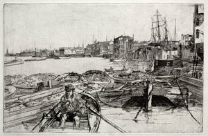 La piscina, 1859 da James Abbott McNeill Whistler