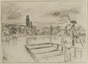 La barca, 1861 da James Abbott McNeill Whistler