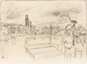 La barca, 1861 da James Abbott McNeill Whistler