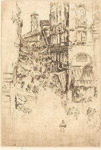 Il Rialto, 1880 da James Abbott McNeill Whistler