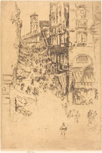 Il Rialto, 1880 da James Abbott McNeill Whistler