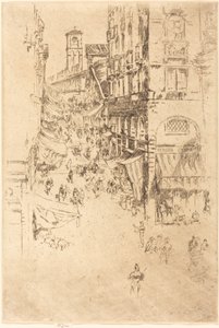 Il Rialto, 1880 da James Abbott McNeill Whistler