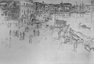 La Riva n. 1, 1879-1880, 1925 da James Abbott McNeill Whistler