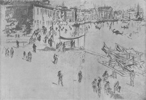 La Riva, Numero Due, c1880, 1904 da James Abbott McNeill Whistler
