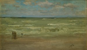 La riva, Pourville, 1899 da James Abbott McNeill Whistler