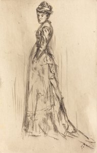 Il vestito di seta, circa 1873 da James Abbott McNeill Whistler