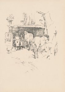 Il Cortile del Fabbro da James Abbott McNeill Whistler