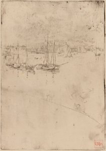Il battello a vapore, Venezia, 1879-1880 da James Abbott McNeill Whistler