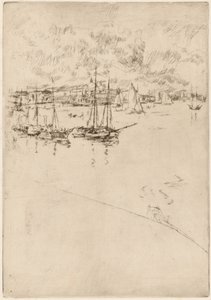 Il battello a vapore, Venezia, 1879-1880 da James Abbott McNeill Whistler