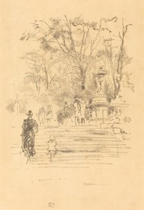 I Gradini, Lussemburgo, 1893 da James Abbott McNeill Whistler