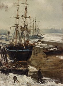 Il Tamigi ghiacciato, 1860 da James Abbott McNeill Whistler