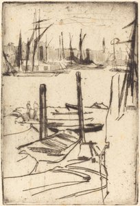La piccola piscina, 1876-1878 da James Abbott McNeill Whistler