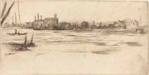 Il Tamigi in tempesta, c. 1875