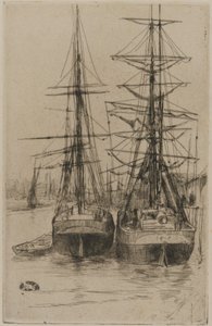 Le due navi da James Abbott McNeill Whistler