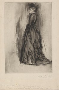 Il vestito di velluto Mrs. Leyland, 1873-1874