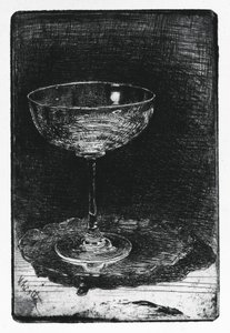 Il bicchiere di vino da James Abbott McNeill Whistler