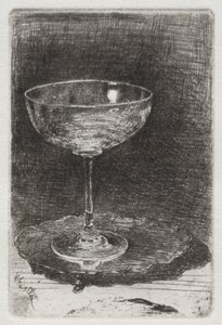 Il bicchiere di vino, 1858
