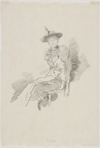 Il cappello alato, 1890 da James Abbott McNeill Whistler