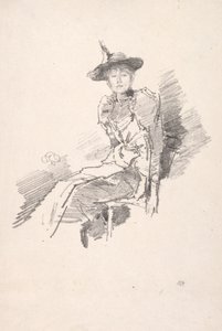Il cappello alato da James Abbott McNeill Whistler