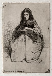 Dodici incisioni dalla natura: Fumette, 1858 da James Abbott McNeill Whistler