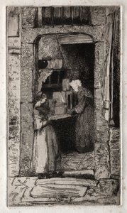 Dodici incisioni dalla natura: La venditrice di senape, 1858 da James Abbott McNeill Whistler