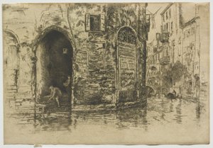 Due portali, 1880 da James Abbott McNeill Whistler