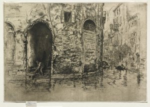 Due portali, 1880 da James Abbott McNeill Whistler