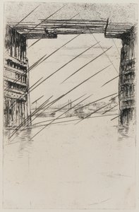 Sotto il vecchio ponte di Battersea, 1879 da James Abbott McNeill Whistler