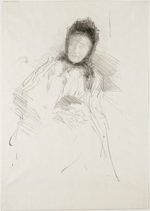 Schizzo incompiuto di Lady Haden, 1895 da James Abbott McNeill Whistler
