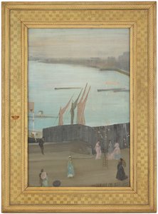 Variazioni in rosa e grigio: Chelsea, 1871-1872 da James Abbott McNeill Whistler